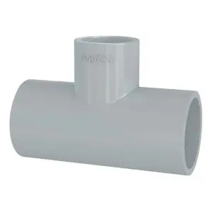 TEE Con Reduccion 3/4″ x 1/2″ Agua Simple Presion