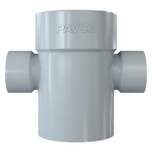 TEE Doble con Reducción PVC
