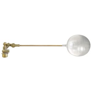 Válvula Flotadora de 3/4" Bronce C/Boya de PVC